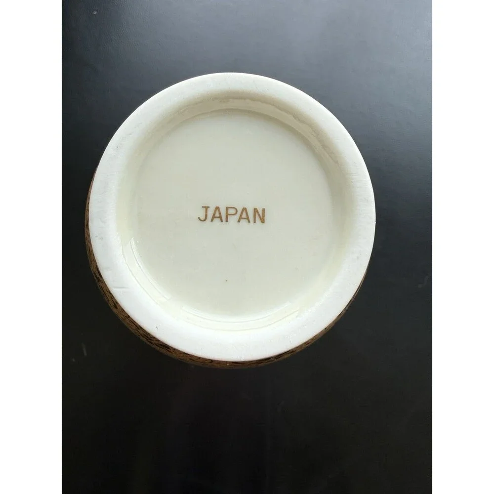 Vintage Yamaji Japanese Porcelain Vase - Pink Floral & Gold Moriage - 10.5